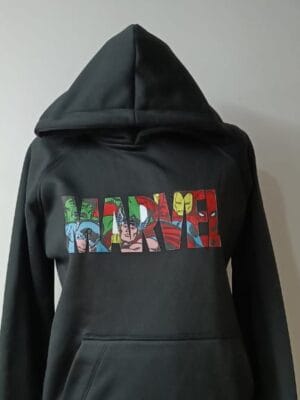 Saco Estampado MARVEL negro